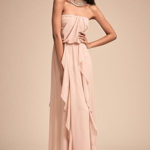 BHLDN Cove dress, Nude